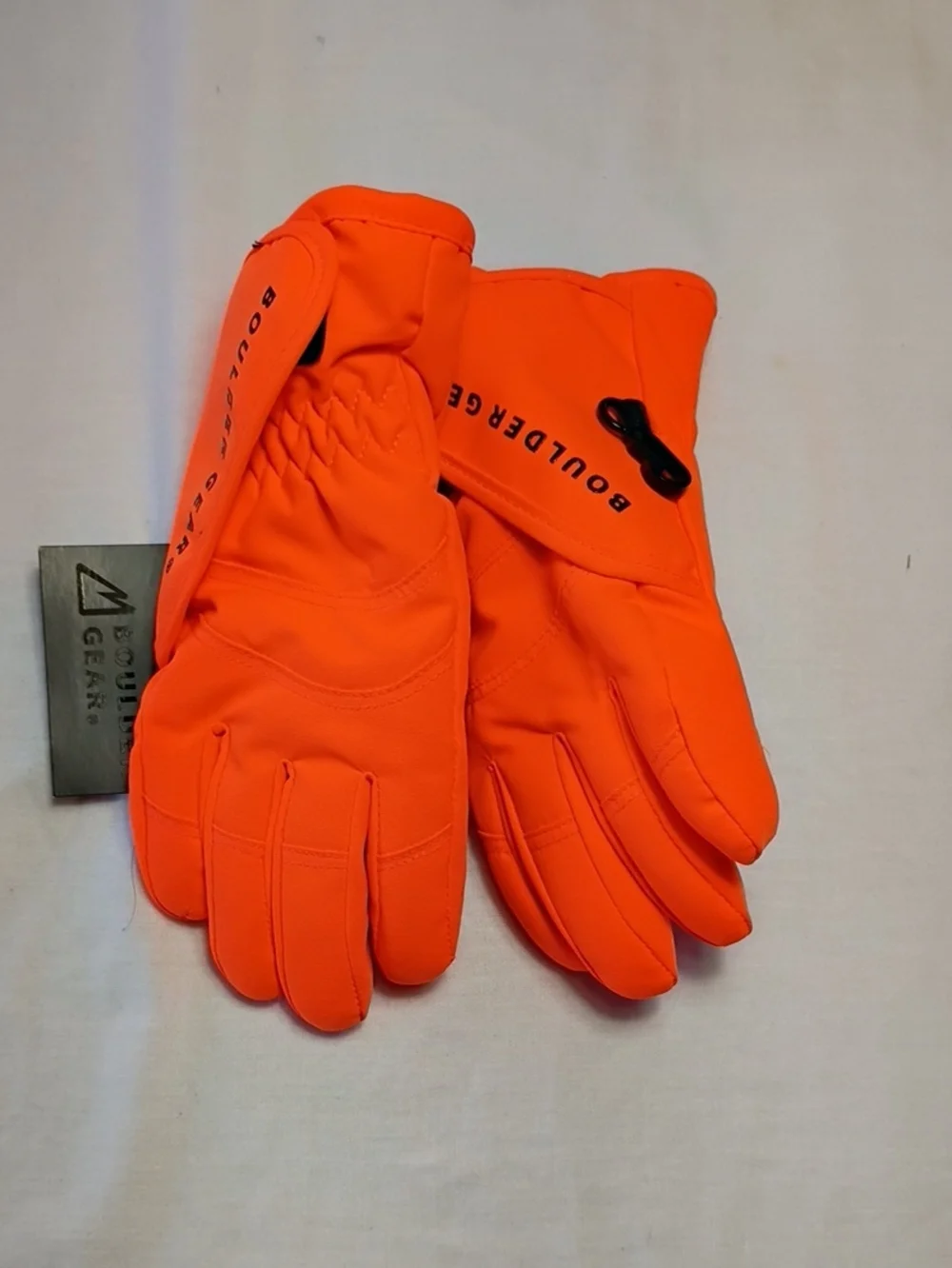 NWT Boulder Gear Bright Orange Shock Flurry Insulated Gloves Size Toddler Small